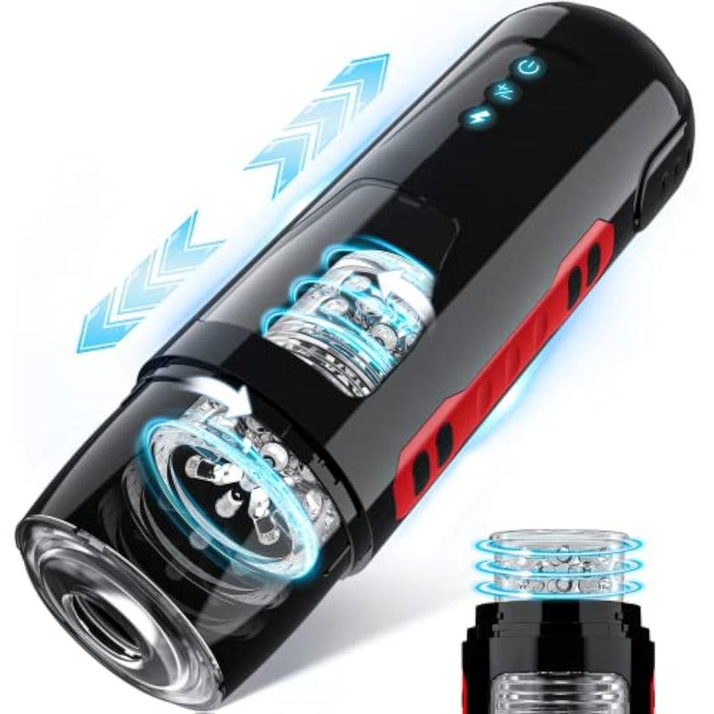 Sex Toys For Men Male Masturbator - Electric Stroker Cup With 7 Thrusting & Rotating Modes, Automatic Masturbation Toy, Adult Sex Toy Pleasure Device