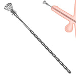 Male Stainless Steel Urethral Dilators Beads Sounding Rod Penis Plug Enhancer With Long Design For Deep Urethra, Unique Skull Grasp Metal Male Stimulating Catheters Sounds Adult Sex Toys