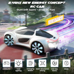 Gesture Sensing Remote Control Car With Charging Dock - 360° Rotate Drift Rc Stunt Car Toy, 40 Min Playtime, Dual Control, Spray Mist & Led Lights, Birthday Gift For Kids Boys Girls?White?