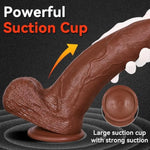 13.4'' Huge Thick Big Dildo Sex Toys, 3.15'' Diameter Giant Black Pvc Dildos With Small Glans & Strong Suction Cup For Hands-Free Play, Realistic G-Spot Anal Vagina Dildo For Men Women