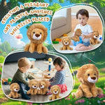 20 Pieces Lion Plush Set 6 Inches Cuddly Lion Stuffed Animal Small Stuffed Animals Bulk For Boys Girls Birthday Favors Gifts Forest Decor Birthday Classroom Prizes