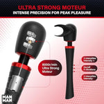 D Xtrem Revolutionary Masturbator And Couples Toy Multi-Speed Vibrator Massager - Usb Rechargeable - Body-Safe Silicone - Ultra-Powerful Yet Discreet - Water-Resistant!