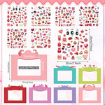 24 Pack Valentine's Monster Picture Frame Craft Kits for Kids with Stickers