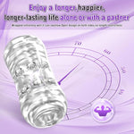 Manual Sucking Extrusion Male Masturbator - Pocket Pussy Sleeve Stroker With 12 Big Granulated Pleasure Beads For Penis Stimulation,Glans Trainer Stimulator,Blowjob Machine Adult Sex Toys For Men