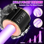 Vibrating Male Masturbator Sex Toys - Open Ended App Control Male Vibrator Stroker With 10 Vibrations, 3D Lifelike Vagina Anus Pocket Pussy Penis Massager, Blowjob Toy Adult Sex Toys For Men