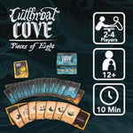 Cutthroat Cove: Pieces Of Eight – Fast-Paced Pirate-Themed Card Game For 2–4 Players