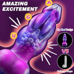 7.09" Monster Dildo Fantasy Thick Knot Dildo, Realistic Anal Dragon Dildo With Big Knot, Soft Silicone Alien Dildo With Strong Suction Cup For Hands-Free, Animal Knotted Dildo Adult Toys For Women Men
