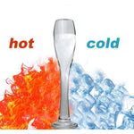 Romantic Wine Glass Shape Anal Plug Long Neck Crystal Anal Trainer Crystal Butthole Plug Glass Dildo Penis Butt Plug Massager G-Spot Stimulation Adult Sex Toys For Men And Women