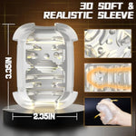 Sex Toys For Men, Automatic Male Masturbator With 6 Powerful Thrusting & Vibration Modes, Hands-Free Stroker For Men Pleasure, Open-Ended Sex Machine Penis Pump Male Toy