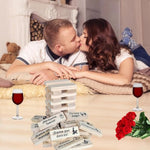 Spanish Adults Blocks Tower Game For Couples Español Valentine Night Date Stacking Board Game For Lovers
