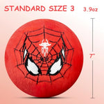 Size 3 Silent Spider Indoor Soccer Ball With Pump, Soft Plush Soccer Balls For Toddlers, Ball Toys For Kids 3-5, Birthday Gifts For Boys Girls
