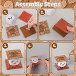 24 Pack 3D S'More Religious Craft Kit for VBS, Sunday School, and Church Crafts