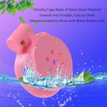Flat Chastity Cage Male With 4 Penis Rings Lightweight Chasity Device In Invisible Lock Design Small Cock Cages Sm Sissy Sex Toys For Men, Couples (I Generation,Pink)
