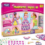 Diy Magnetic Dress-Up Princess |Pretend Play Magnetic Toys For Kids | 30 Magnetic Dresses & Accessories | Interchange & Create Unlimited Outfits | Fun Christmas Gifts For Girls Age 3-5-8-10