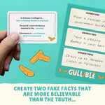Gullible: The Hilarious Team Game Of Creativity, Bluffing And Astonishing Facts. Will You Fool Your Family And Friends Or Believe The Unbelievable (Gullible - Same Game, Smaller Box) (New Edition)