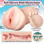 Male Masturbator Soft Silicone Pocket Stroker Men Stroker 1.61LB