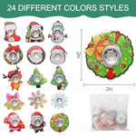 24Pcs Christmas Fidget Spinner Toys,Party Favors Birthday Gifts Goodie ,Autism Sensory Toys For Boys Girls Stress Relief,Treasure Box Toy For Classroom Prizes Supplies (Christmas)
