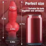 6.7" Large Butt Plug Dog Knot Dildo Knotted, Big Anal Plug Toys Buttplug