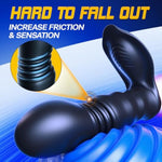 Prostate Massager With Vibrating Cock Ring?Anal Thrusting Dildo Vibrator Sex Toys For Men With 10 Vibrating Modes, Butt Plug With Remote Penis Trainer Prostate Massaging Device Male Sex Toy