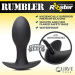Rooster Rumbler Large Vibrating Silicone Butt Plug For Men, Women, & Couples. 3 Speeds & 4 Modes Of Rumbling Vibration Premium Silicone Butt Plug, 1 Piece, Large, Black.