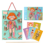 Human Body Puzzle For Kids Toddlers 90Pcs Magnetic Boy Girl Anatomy Play Set Body Parts Organs Muscles Skeleton And Bones Wooden Puzzle Toys Aged 3+ Educational Learning Preschool Toys