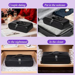 Lockable Sex Toy Storage Bag Lockable Sex Toy Box - With 1 Password Lock, 2 Drawstring Storage Bags (7.48In X 11.42In) For Discreet Dildo Storage Toys – Perfect For Women And Men