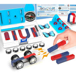 Labs Junior Science Magnet Set For Experiment Education Tools Physics Toys For Kids Icluding Bar/Ring/Horseshoe/Compass Magnets