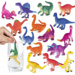 Color Changing Dinosaur Toys,15 Pieces Changing Color Dinosaur Set,Mold Free Bath Toys,Great Gift For Kids Boys And Girls,For Easter Egg Fillers,Goodie Bags Fillers,Themed Party