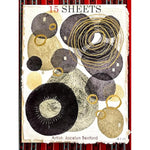 15 Sheets A5 Handmade Watercolor Paper, 500 GSM Recycled Cotton, Deckled Edge