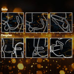 Thrusting Prostate Massager Anal Sex Toy With Vibrating Cock Ring Taint Testicle Stimulator, Remote Control App Anal Butt Plug Dildo, Penis Ring Vibrator For Men, Couples Male Adult Sex Toys