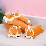 Long Plush Corgi Toy Cute Soft Stuffed Animal Corgi Dog Doll Kids Plush Toy Pillow Gift For Kids And Girls(Yellow, 60Cm/23.6In)
