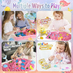 Mermaid Sensory Bin Play Sand Kit for Children Ages 3 to 7