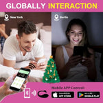 App Control Wearable Vibrator For Women, Long Distance G Spot Vibrator Bluetooth Couples Sex Toys, Clitoral Anal Stimulation Mini Vibrators With 9 Powerful Vibration Modes Female Sex Toy (Black)