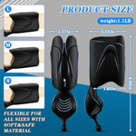 Automatic Male Masturbators Multi-Use Male Masturbators With 10 Vibrations,Penis Pump Glans Training Tool, Rechargeable Penis Head Vibration Machine Glans Stimulator For Men Sex Toy