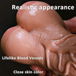Silicone Soft 2 In 1 Design Pocket Puzzy Dildo Realistic Pocket Pussy Penis Male Masturbators With 3D Textured Lifelike Clitoris Vaginal, Juguetes Sexuales Para Mujer Penes De Sexual Para Hombres