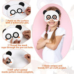 36 Sets Safari Animal Face Mask Crafts for Jungle Birthday Party Decorations