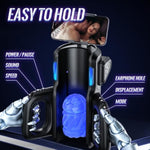 Leten Sex Toy Automatic Male Masturbator - Men Electric Adult Sex Machine With 12Times/S Thrusting, Hand Free Penis Training Stroker With Phone Holder And 2 Soft Silicone Pocket Pussy