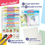 Learn To Write For Kids - Educational Toys & Games, Preschool & Kindergarten Learning Activities, Writing Practice Book, Birthday Gifts For Girls And Boys For Ages 3, 4, 5, 6 Year Old