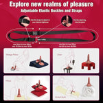 Sex Toys Thrusting Dildo Vibrator - Women Sex Toy Remote Control Vibrator With 7 Thrusting & 10 Vibrating Modes - G Spot Anal Big Dildos Adjustable Strap On Pillow Adult Toy Couples Sex Toy