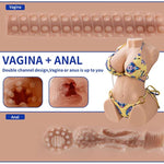 Automatic Sex Dolls Male Masturbator - 22Lb 3 In 1 Realistic Female Torso Love Doll With Sucking & Vibrating & Automatic Cleaning Function For Vaginal Anal Breast Sex, Sex Toy For Men Pleasure