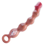 Anal Beads Vibrating Butt Plug Silicone Anal Vibrator With Pull Ring Prostate Massager G-Spot Stimulator 10 Vibration Modes Sex Toys For Women Men And Couples
