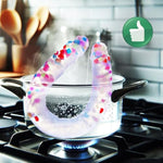 19.7*1.7 Inch Silicone Extra Thick Double Headed Confetti Dildo, Huge Giant Realistic Colored Jelly Clear Double Ended Dildo Giant Toy, Long Penis Double Sided Dildo Anal Sex Toy For Women Gay Lesbian