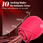 Rose Sex Toy Suction Vibrator - Rose Adult Sex Toy Sucking Vibrator, Women Sex Toys Clitoral Sucker Vibrators For Nipples Adult Sex Toy Sex Machine Vibrator With 10 Suction Modes Vibrater