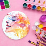 60 Sheets Round Watercolor Paper, 5 Inch, 140 lb 300 GSM Cold Press Cotton Paper
