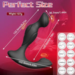Anal Plug Vibrator 10 Speed Dildo Prostate Massager Silicone Buttplug Training Kit Two-Way Powerful Motor For Adult Men And Women Masturbation Sex Toys And Games
