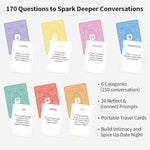 Conversation Cards For Couples - Card Game For Adults, 170 Conversation Cards For Couples To Deepen Intimacy, Relationship Card Game For Date Nights