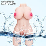 Male Masturbator Mini Sex Doll For Men, 3-In-1 Female Torso Love With Realistic 3D Texture Vagina & Tight Anus Men Pleasure, Sex Dolls Realistic Pocket Pussy Adult Sex Toy Orgasm (Flesh, 6.6Lb)