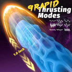 11” Thrusting Dildo Sex Toys Fantasy Dog Dildo, Huge Monster Dildos G-Spot Vibrator With Thrusting, Vibrating, Silicone Thick Knot Dildos With Strong Suction Cup, Anal Toys For Men Women Couple Game