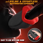 Male Sex Toys For Men - Male Masturbator Deep Throat-Mouth 360° Wrapped 9 Tapping & Vibrating Male Vibrator Penis Pump App Control Lcd Mens Sex Machine Stroker Adult Sex Toys & Game