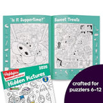 4 Pack Hidden Object Puzzle Books for Kids Ages 6+, Seek & Find Activities